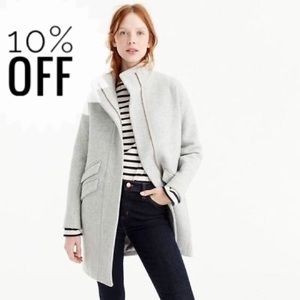 J.Crew cocoon gray trench coat